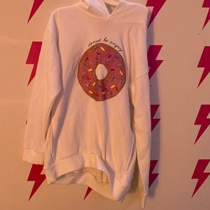 Donut be angry hoodie girls